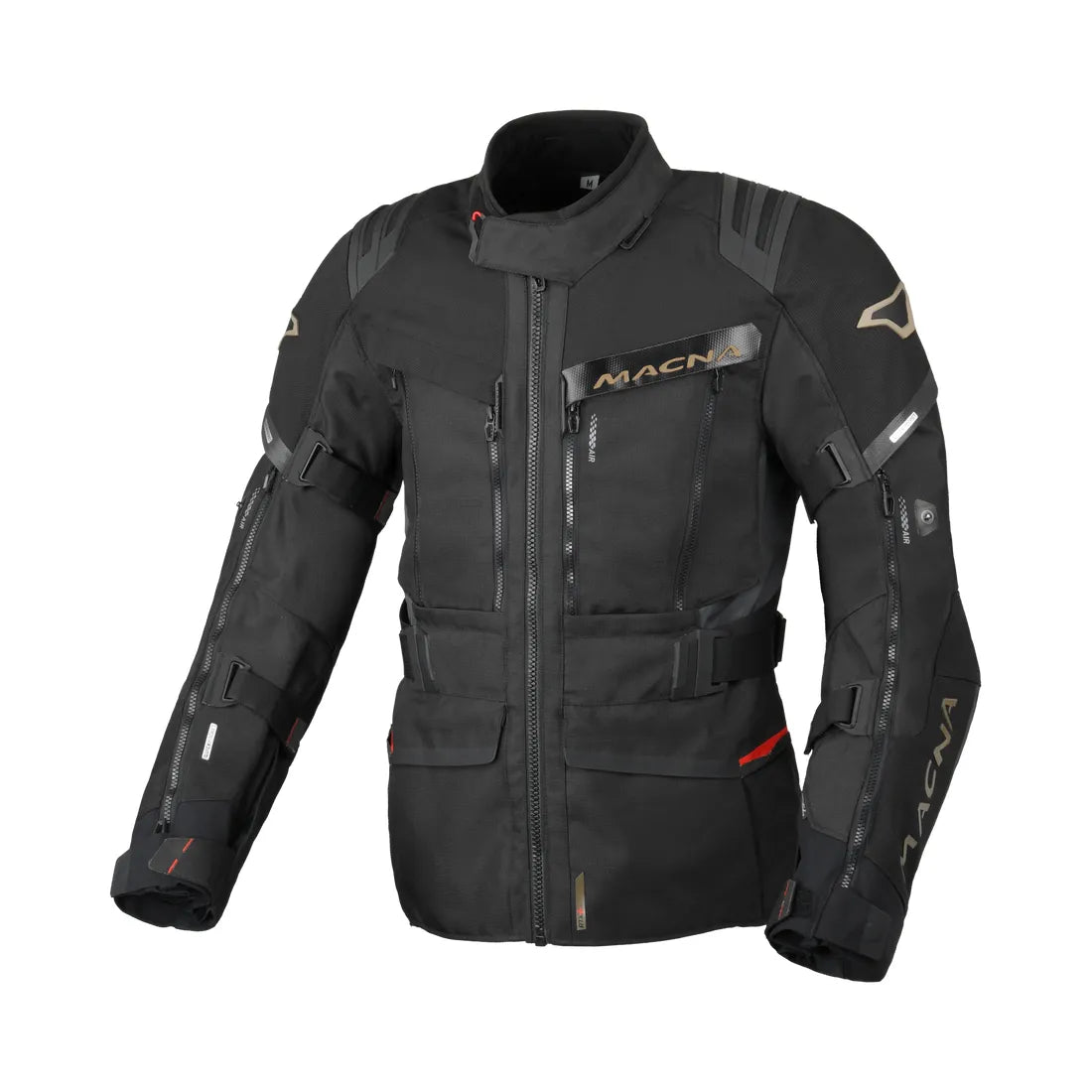 Macna Chieftane Chaqueta textil motocicleta negra – 1 – Maximomoto PT