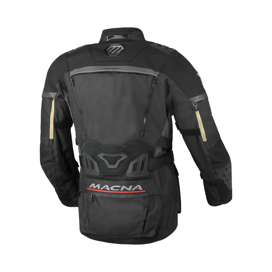 Macna Chieftane Chaqueta textil motocicleta negra – 2 – Maximomoto PT