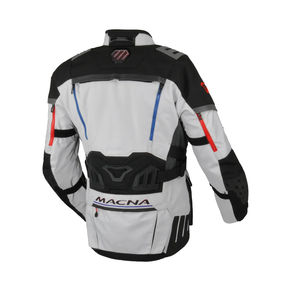 Macna Chieftane Chaqueta Aventura Moto Blanco Red Blue – 2 – Maximomoto PT