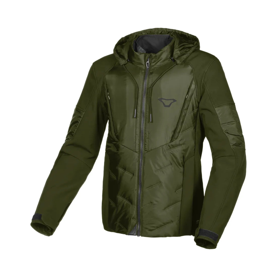 MACNA Cocoon Hombre Chaqueta Moto Urbana Verde Oscuro