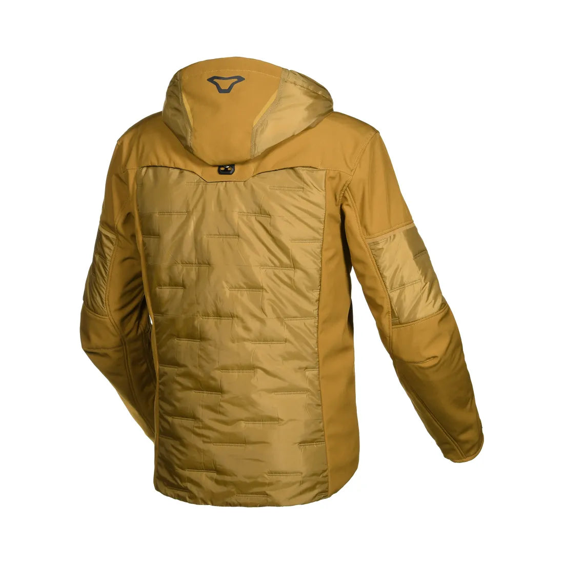 MACNA Cocoon hombre Chaqueta textil impermeable moto Amarillo ocre