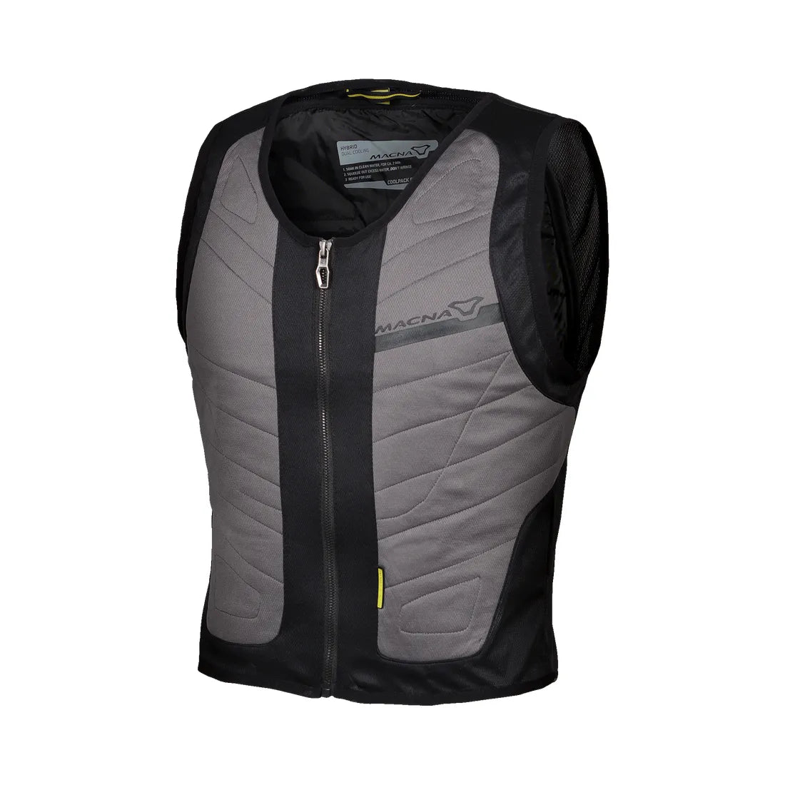 Macna hombre Refrigerante híbrido Chaleco Gris