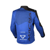 MACNA CREST Hombre Moto Softshell Chaqueta Negro Azul