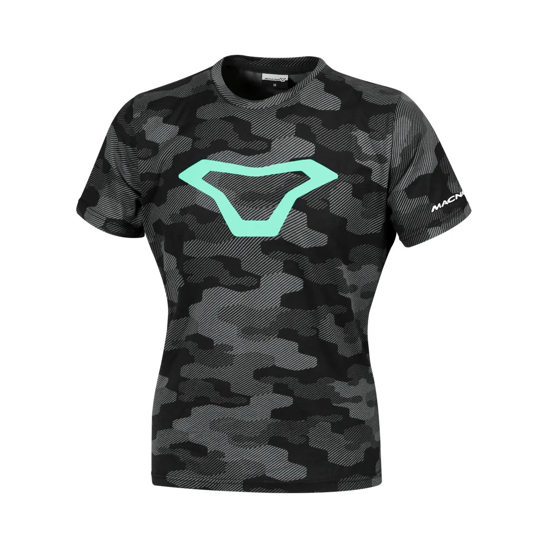Macna Dazzle Wing 2.0 Camiseta mujer Negro Gris Verde Menta