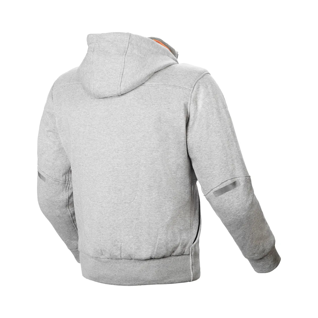 MACNA DISTRICT Hombre Moto Textil Capucha Chaqueta Gris claro