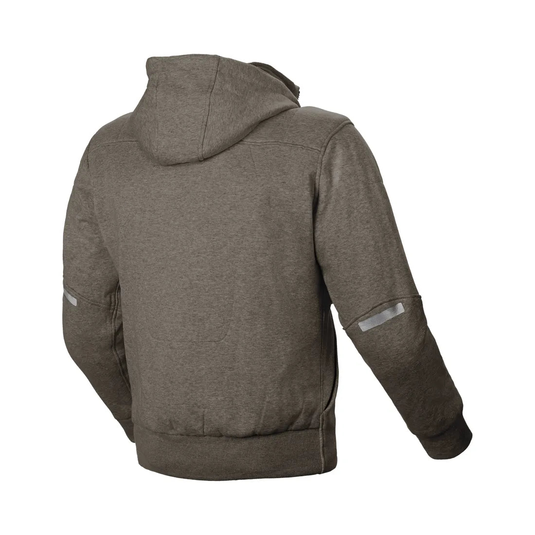 MACNA DISTRICT Hombre Moto Textil Capucha Chaqueta Gris Oscuro