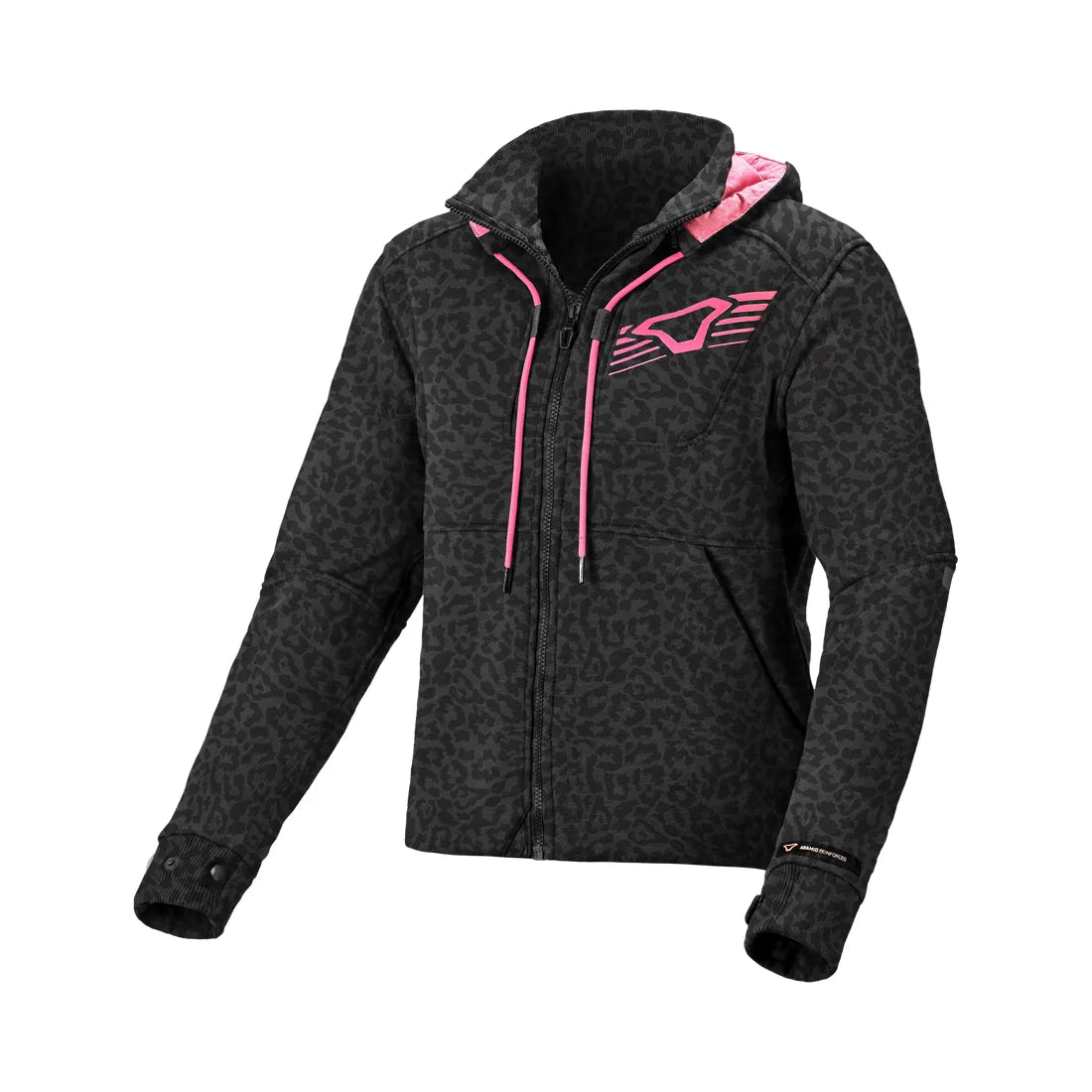 MACNA DISTRICT Mujer Textil Moto Capucha Chaqueta