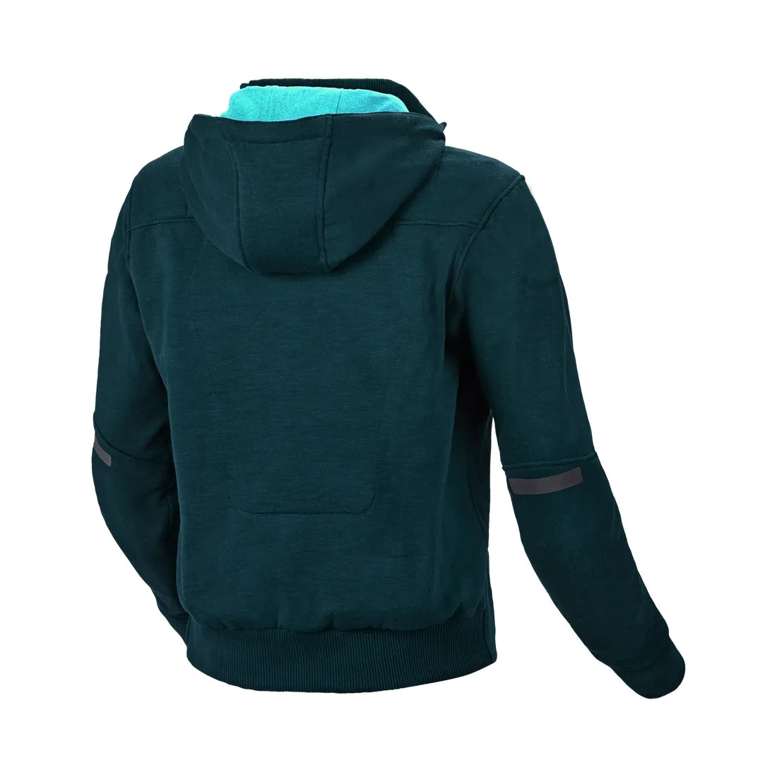 MACNA DISTRICT Mujer Textil Moto Capucha Chaqueta Azul Petróleo