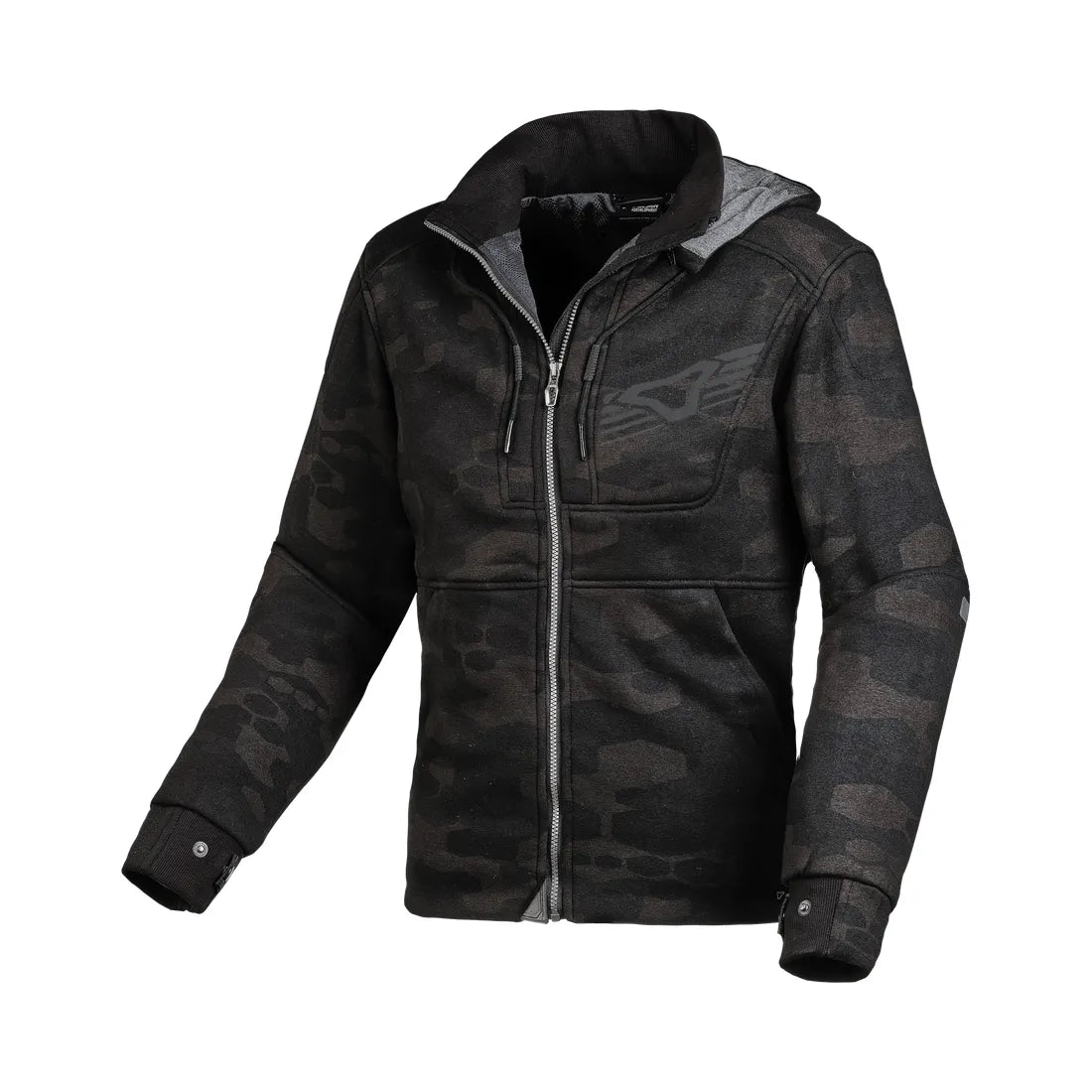 MACNA DISTRICT Mujer Textil Moto Capucha Chaqueta 