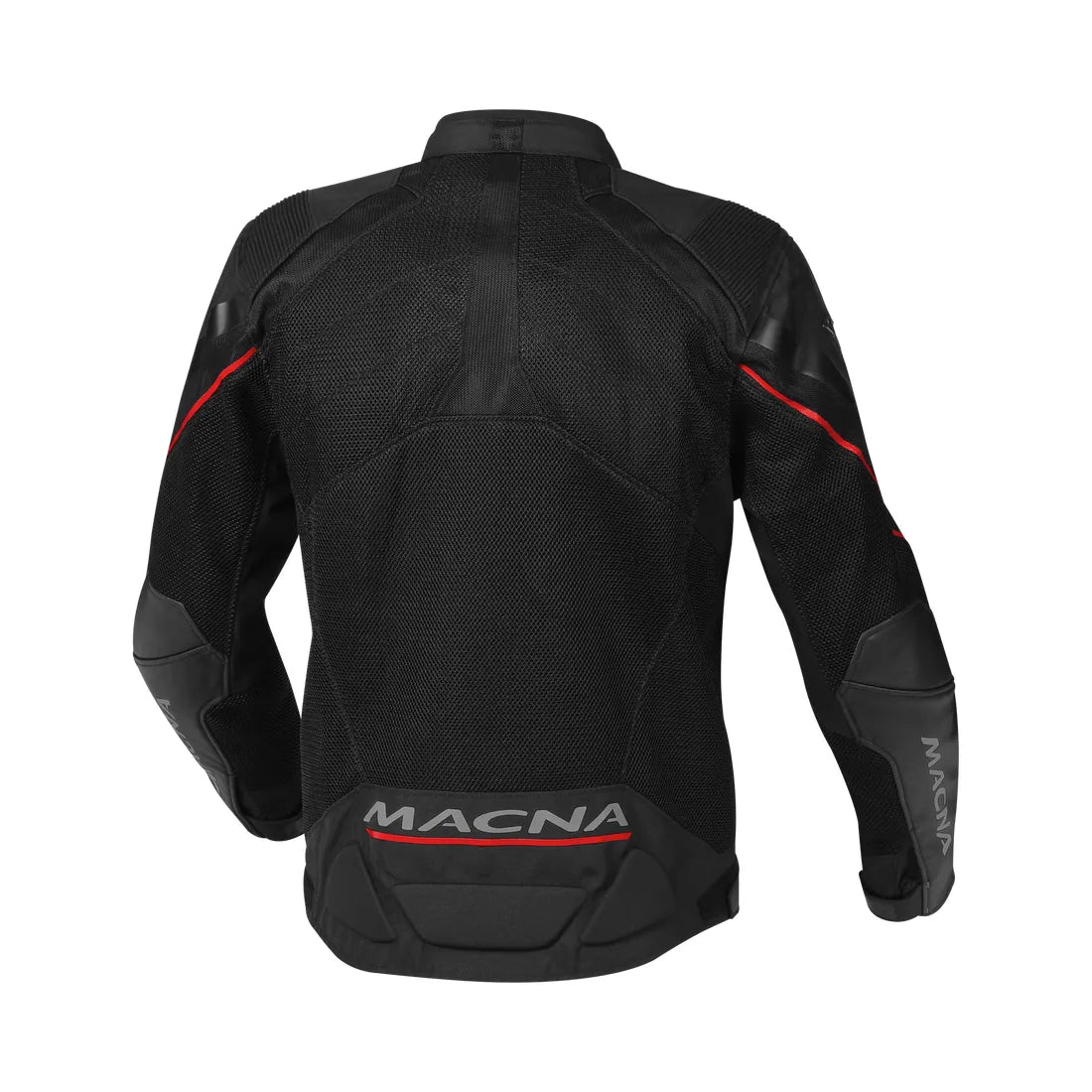 MACNA FOXTER Verano Textil Moto Chaqueta Negro Rojo