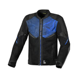 MACNA FOXTER Verano Textil Moto Chaqueta Negro Azul