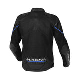 MACNA FOXTER Verano Textil Moto Chaqueta Negro Azul