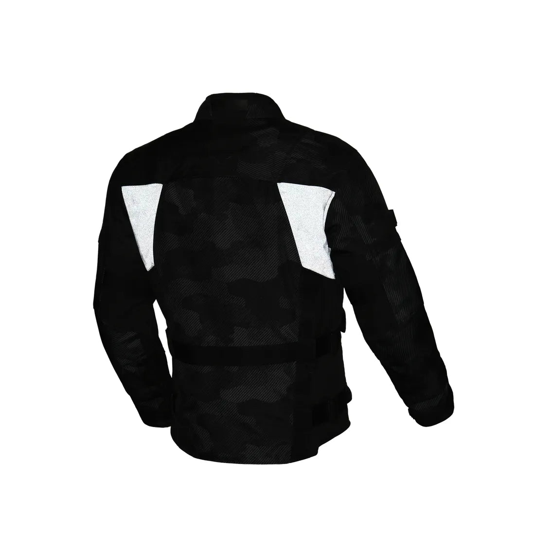 Chaqueta textil moto Macna Higera hombre 2 capas Negro Gris Camuflaje