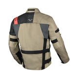 Macna Higera hombre Chaqueta motociclismo Aventura Negro Topo