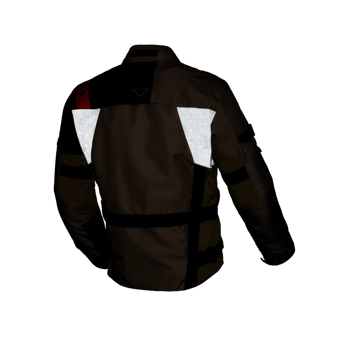 Macna Higera hombre Chaqueta motociclismo Aventura Negro Topo
