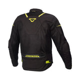 Macna Hurracage hombre Chaqueta textil Aventura Negro Amarillo Neón