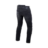 MACNA INDIVIDI Hombre Denim Moto Ajustados Vaqueros Negros