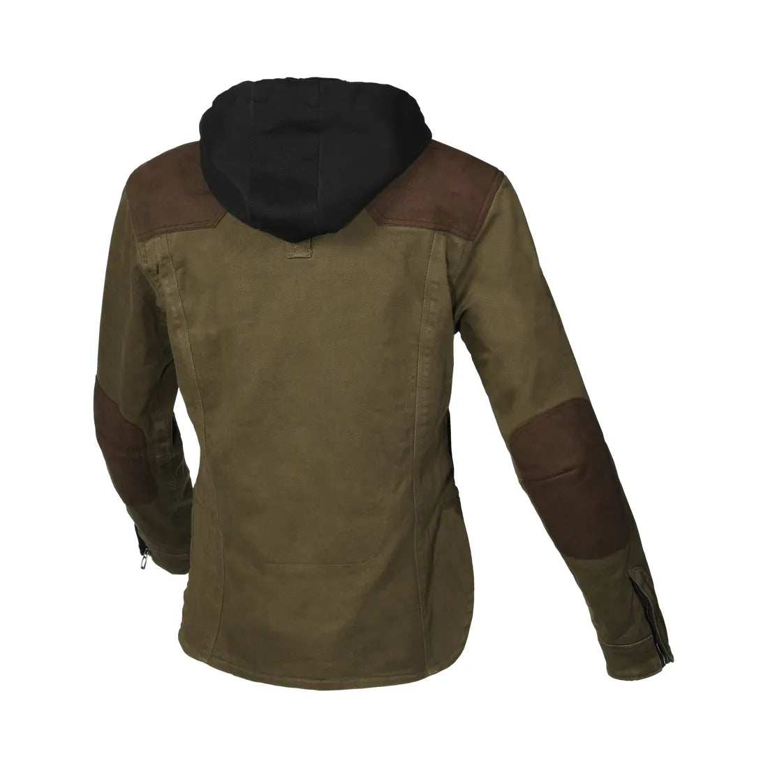 MACNA INLAND Mujer Textil Moto Chaqueta Verde Marrón