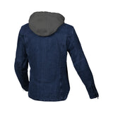  MACNA INLAND Mujer Textil Moto Chaqueta Azul Marrón