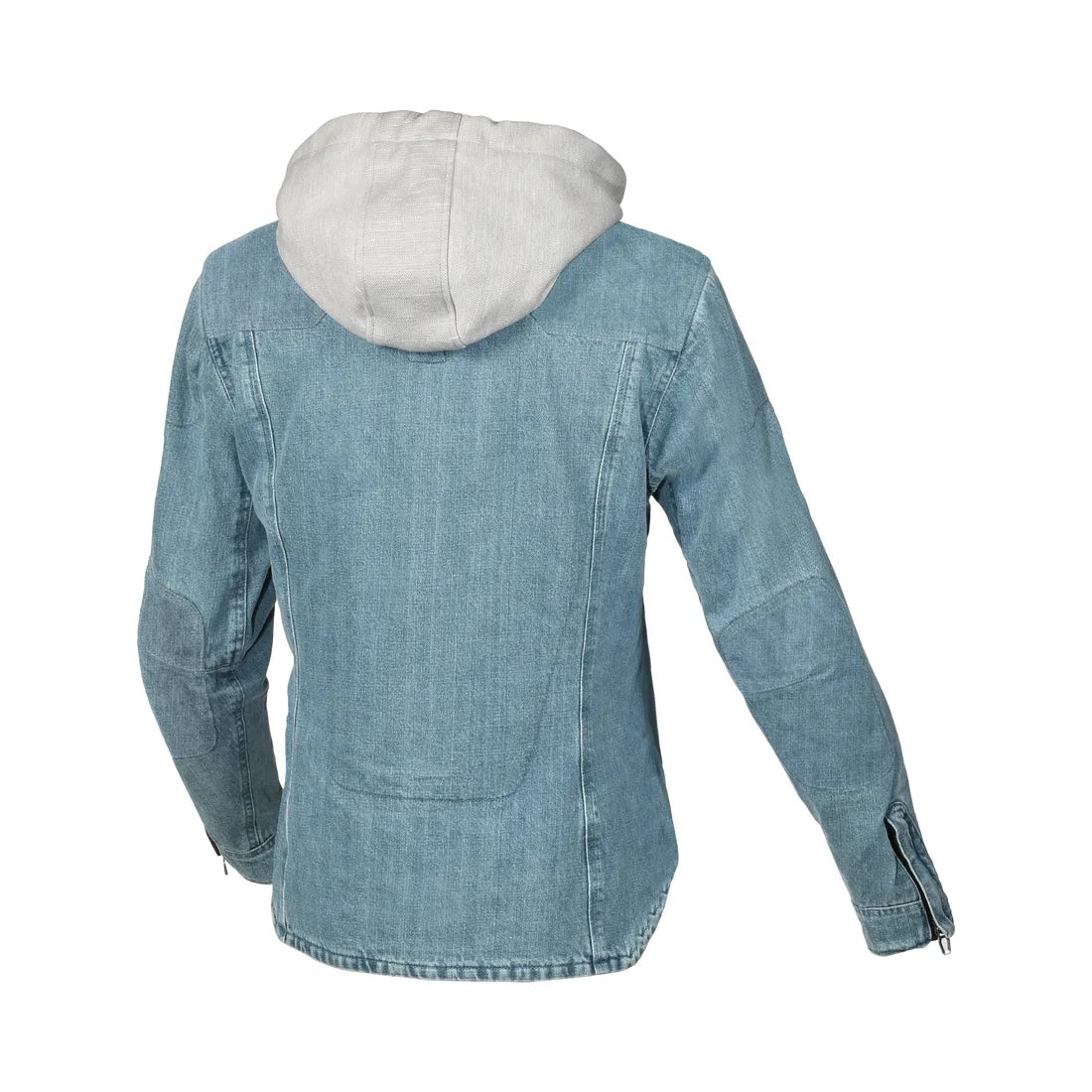 MACNA INLAND Mujer Textil Moto Chaqueta Azul Claro Gris