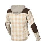MACNA INLAND Mujer Textil Moto Chaqueta Beige Marrón