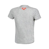 MACNA Logo Hombre Camisa Blanca Naranja