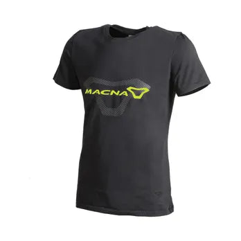 MACNA Logo Hombre Camiseta Negra