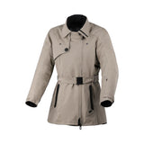 Macna Motique mujer Chaqueta moto textil impermeable Beige