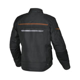 Macna Oryon hombre Chaqueta textil Carreras impermeable Negro