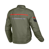 Macna Oryon hombre Chaqueta moto impermeable Verde