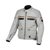 Macna Oryon hombre Chaqueta textil motociclismo Gris Claro