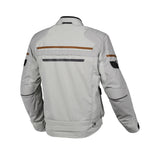 Macna Oryon hombre Chaqueta textil motociclismo Gris Claro