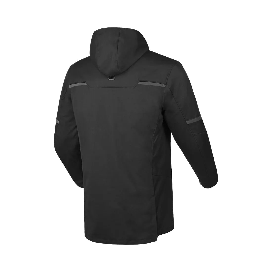 Macna Paradime hombre Chaqueta textil impermeable moto Negro