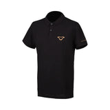 MACNA Estilo Urbano Hombre Polo Camisa Negro Marrón