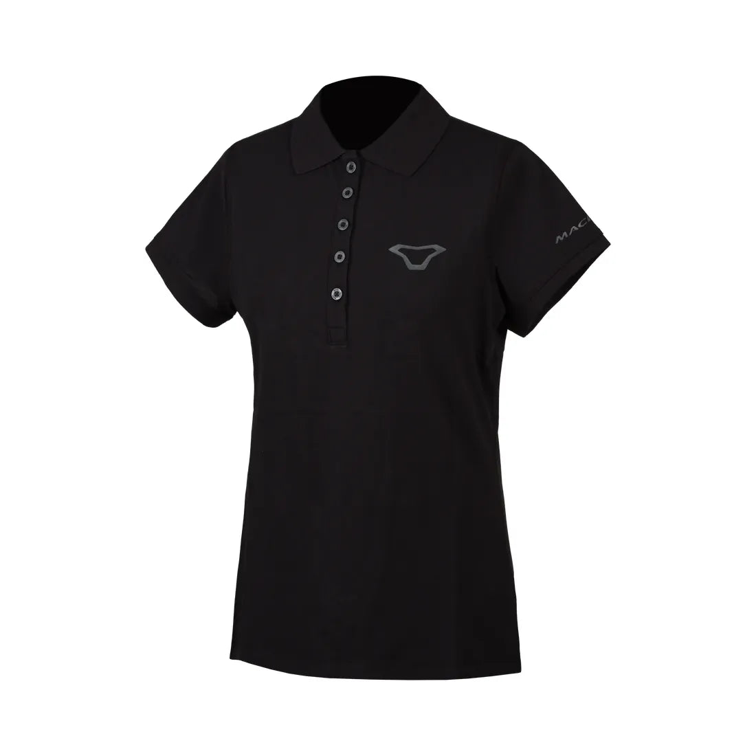 MACNA Mujer Polo Camisa Negro
