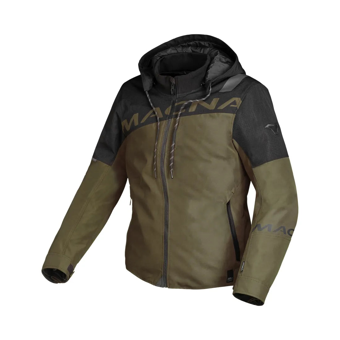 Macna Racoon mujer Chaqueta motociclismo turismo Verde Negro