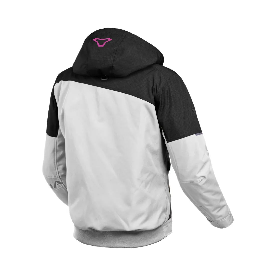 Macna Racoon mujer Chaqueta impermeable carreras Gris Claro Negro