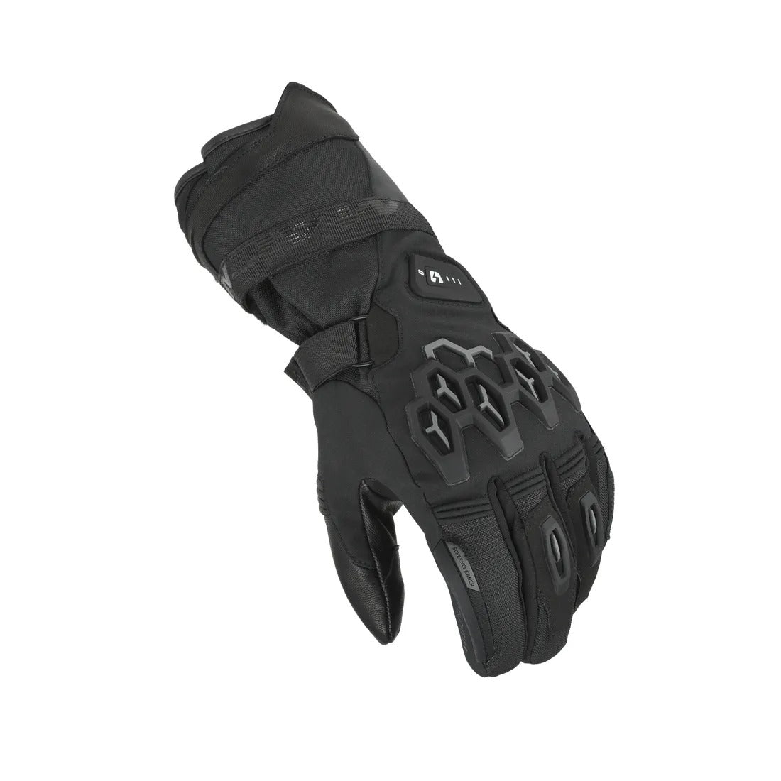 MACNA RAFINO RTX HOMENS MOTOCICLETA AQUECIDAS LUVAS PRETAS – 1 – Maximomoto PT
