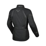 Macna Rancher mujer Chaqueta textil impermeable moto Negro Gris