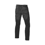 MACNA Revelin Hombre Motociclista Denim Vaqueros Negro