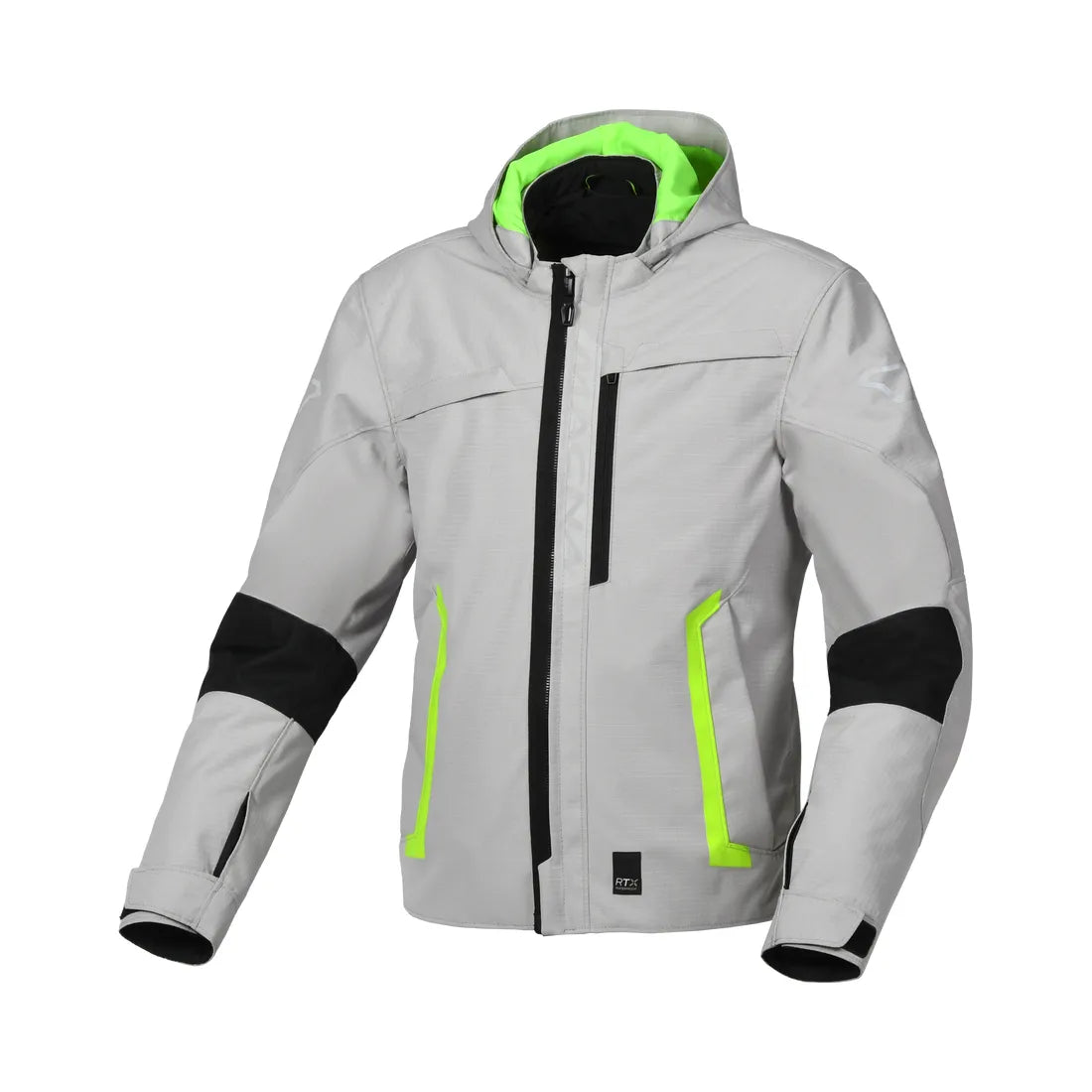 MACNA RIGGOR Hombre Textil Moto Impermeable Chaqueta 