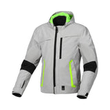 MACNA RIGGOR Hombre Textil Moto Impermeable Chaqueta 