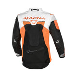 Macna Sigil hombre Chaqueta motociclista textil negro blanco naranja