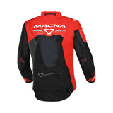 Macna Sigil hombre Chaqueta textil motociclismo Negro Rojo Gris