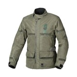 MACNA SIGNAL Hombre Impermeable Moto Textil Chaqueta Verde