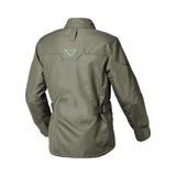 MACNA SIGNAL Hombre Impermeable Moto Textil Chaqueta Verde