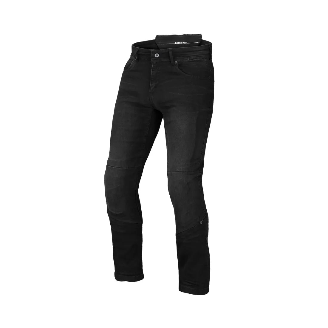 MACNA STONE Hombre Motociclista Denim Vaqueros Negro