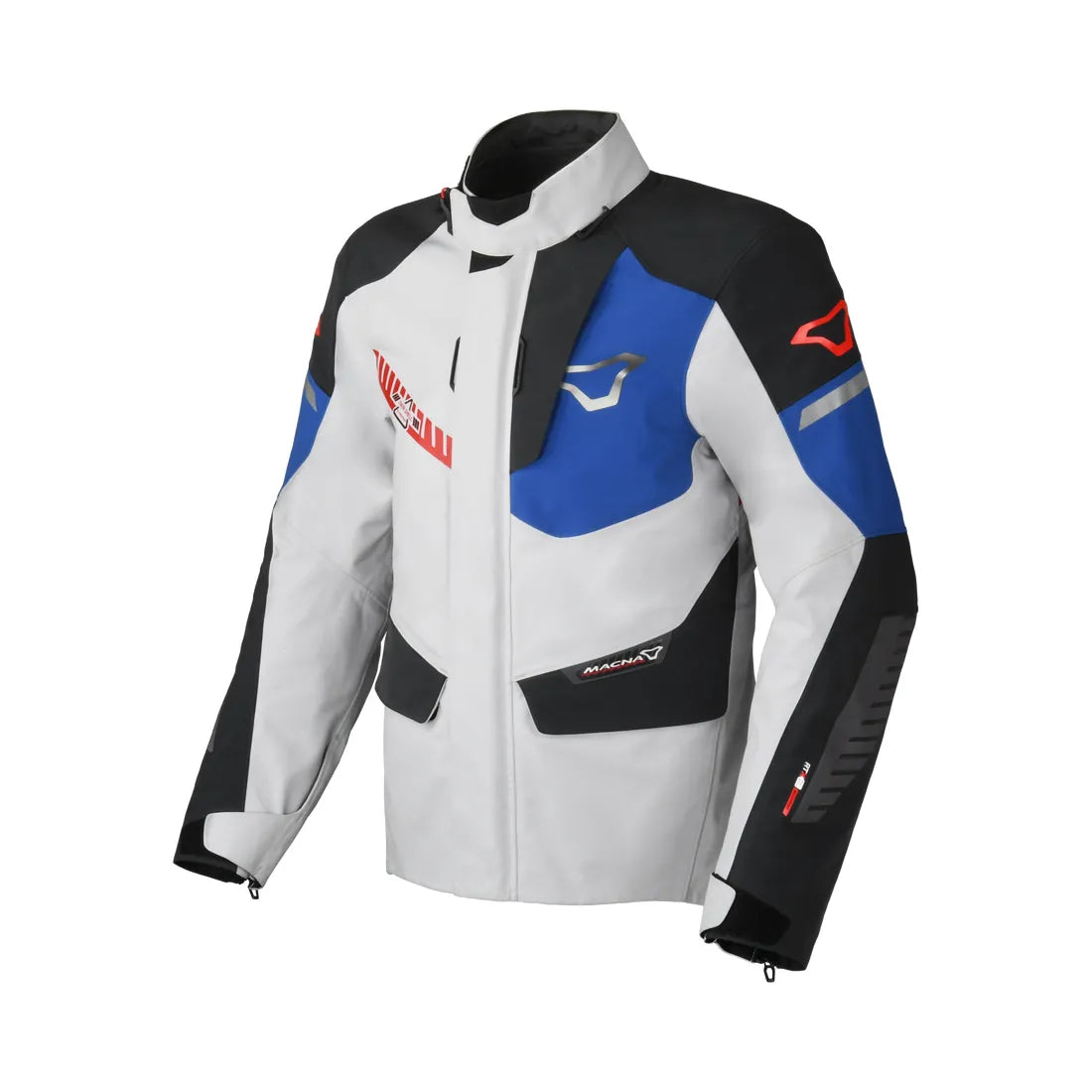 MACNA SYNCHRONE Motorcycle Adventure Jacket Orange Gray – 1 – Maximomoto PT