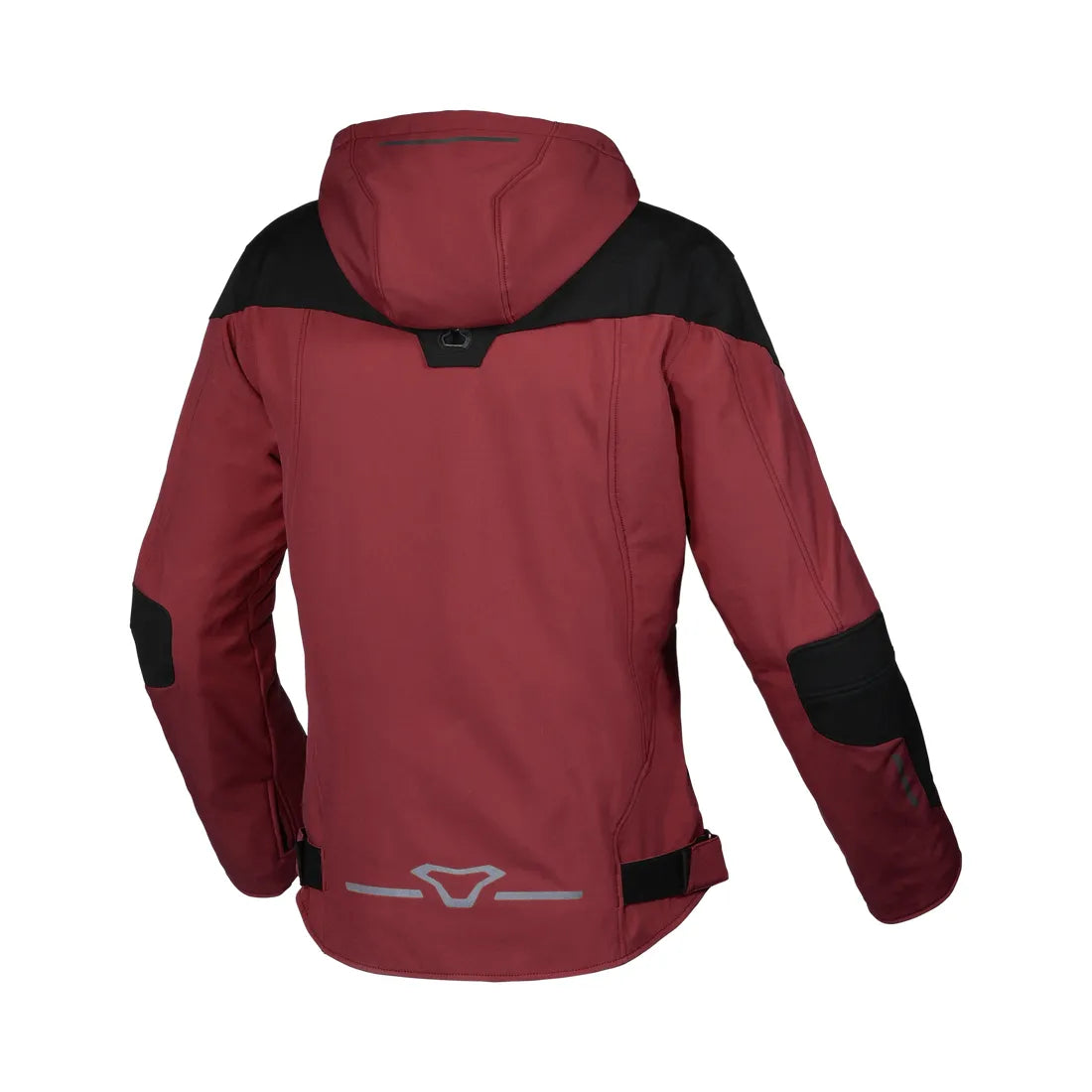 Macna Territor mujer Chaqueta motociclismo Burdeos Negro