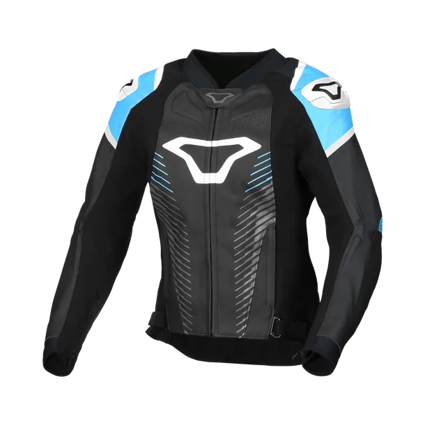 Macna Tronniq Mujere leather jacket black blue – 1 – Maximomoto PT
